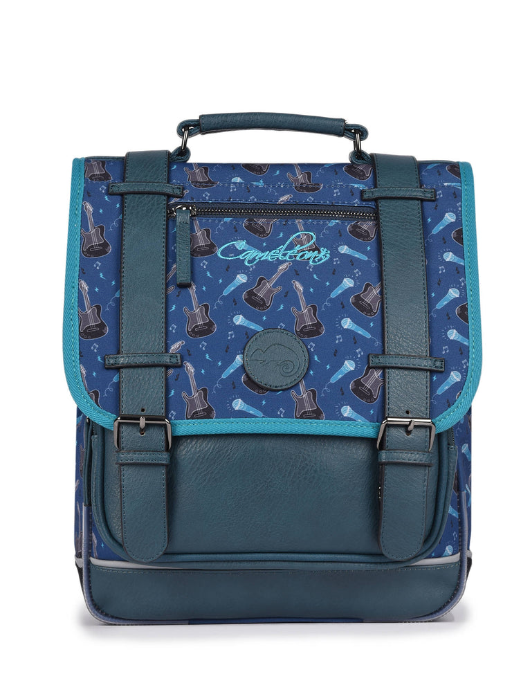 Sac à dos 2 compartiments 38cm Caméléon Vintage Urban Blue Guitar