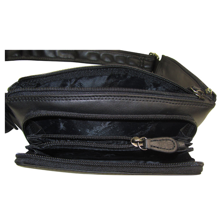 Pochette ceinture Francinel cuir ouvert