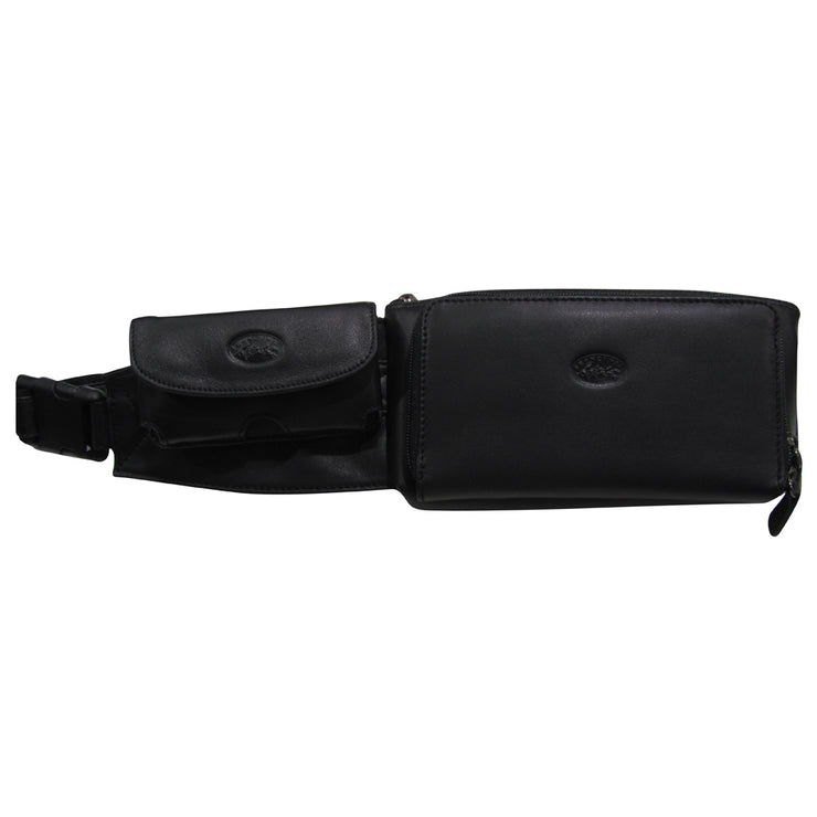 Pochette ceinture Francinel cuir noir face