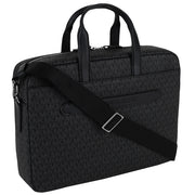 Porte-documents Michael Kors Hudson en cuir grainé à logo