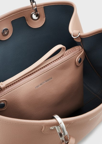 Emporio Armani Sac cabas MyEA Bag modèle grand CAMEL