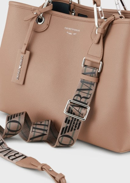 Emporio Armani Sac cabas MyEA Bag modèle grand CAMEL
