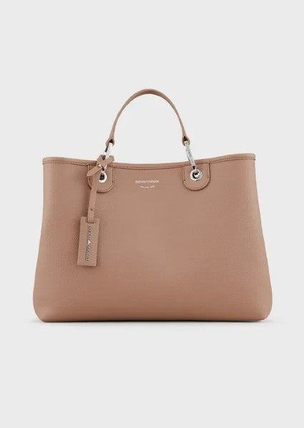 Emporio Armani Sac cabas MyEA Bag modèle grand CAMEL