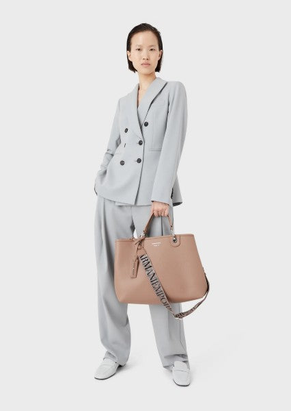 Emporio Armani Sac cabas MyEA Bag modèle grand CAMEL
