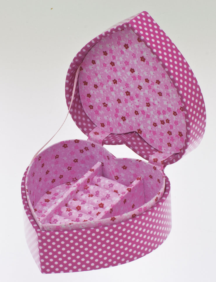 Coffret à bijoux junior Davidt's rose ouvert