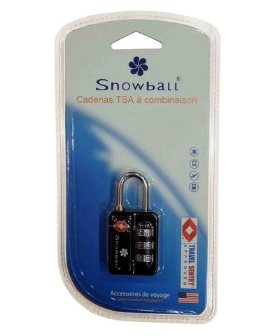 Cadenas TSA à combinaison SNOWBALL