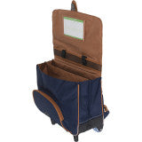 Cartable Tann's Trolley 38 cm Les Signatures Bleu