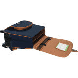 Cartable Tann's Trolley 38 cm Les Signatures Bleu
