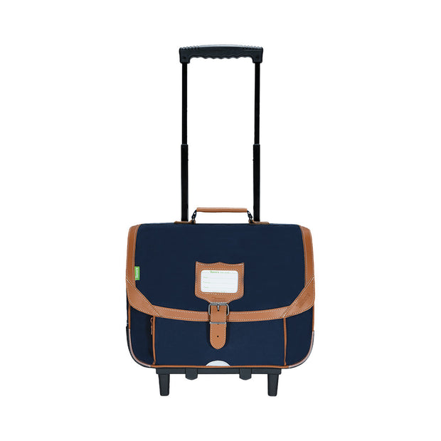 Cartable Tann's Trolley 38 cm Les Signatures Bleu