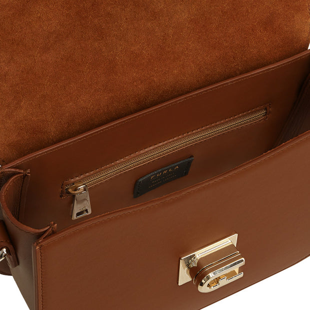 Sac besace mini Furla 1927 Camel