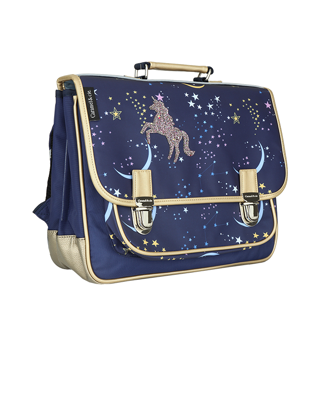 Grand Cartable Caramel & cie Constellation Nuit - la maro