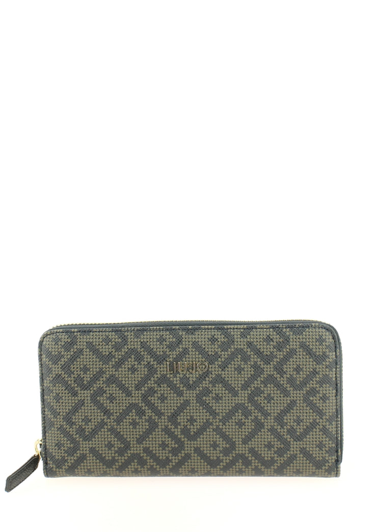Grand Portefeuille Liu Jo MANHATTAN Militaire face
