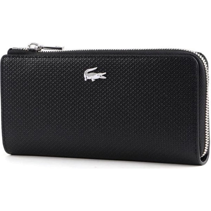 Portefeuille Lacoste Slim Zip Wallet Noir
