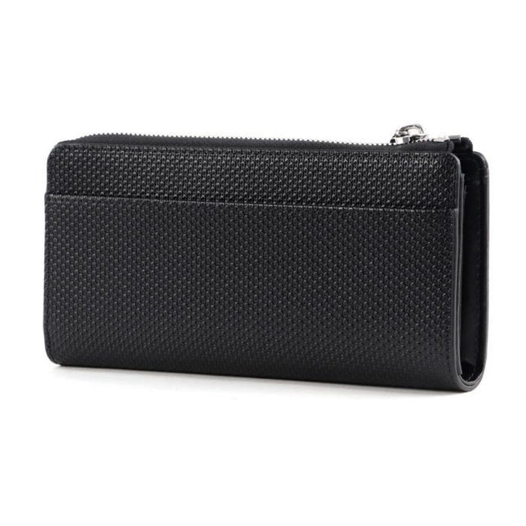 Portefeuille Lacoste Slim Zip Wallet Noir