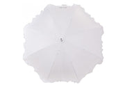 Parapluie Isotoner froufrou Blanc dessus