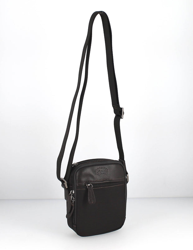 Pochette bandoulière Francinel-Marron coté