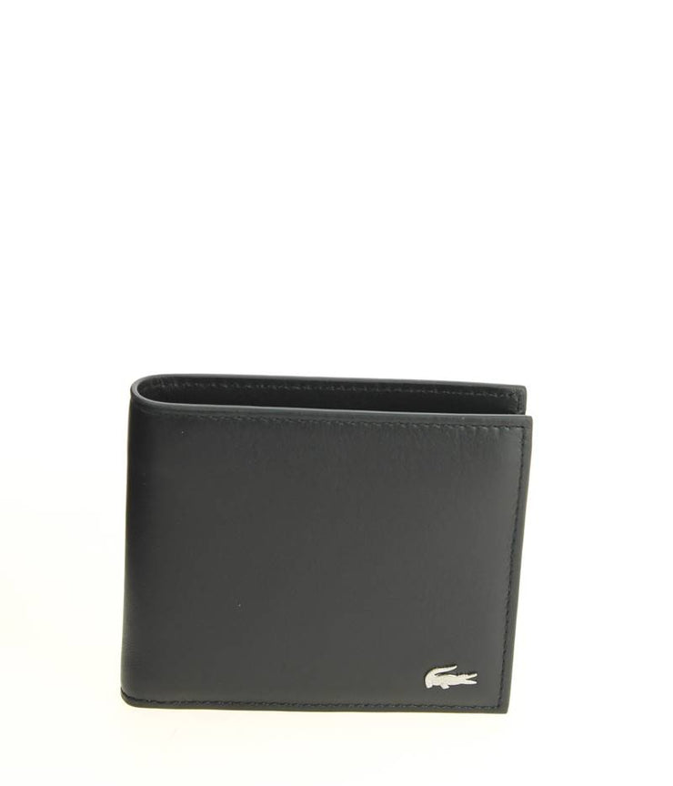 Portefeuille homme LACOSTE FG Noir face