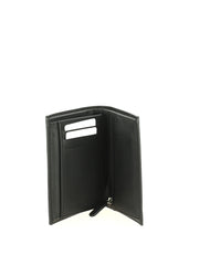 Portefeuille Lacoste Vertical wallet Noir ouvert1