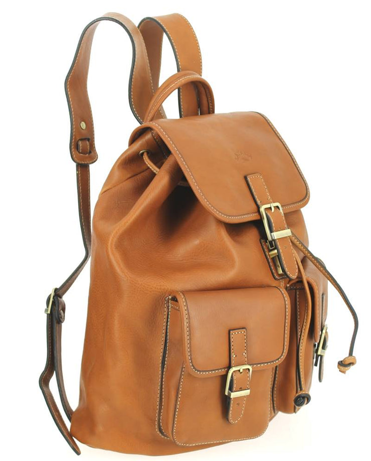 sac-a-dos-katana-cuir-de-vachette-camel-32543-côté