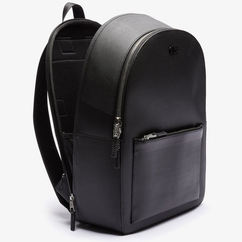 Sac a dos LACOSTE Backpack L.12.12 Concept Zippe Noir NH2219PO 000 Forum Des Sacs x La Maro