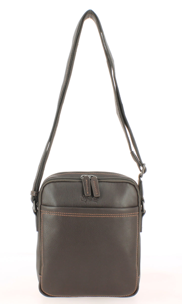 Sac-bandoulière-homme-FRANCINEL-653001-Brun  face