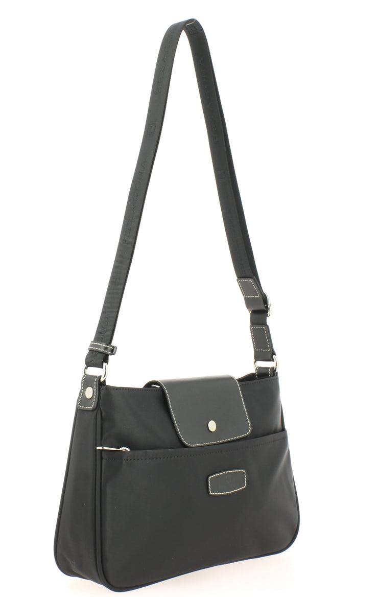 sac bandoulière Hexagona 173506-0100-NOIR-coté