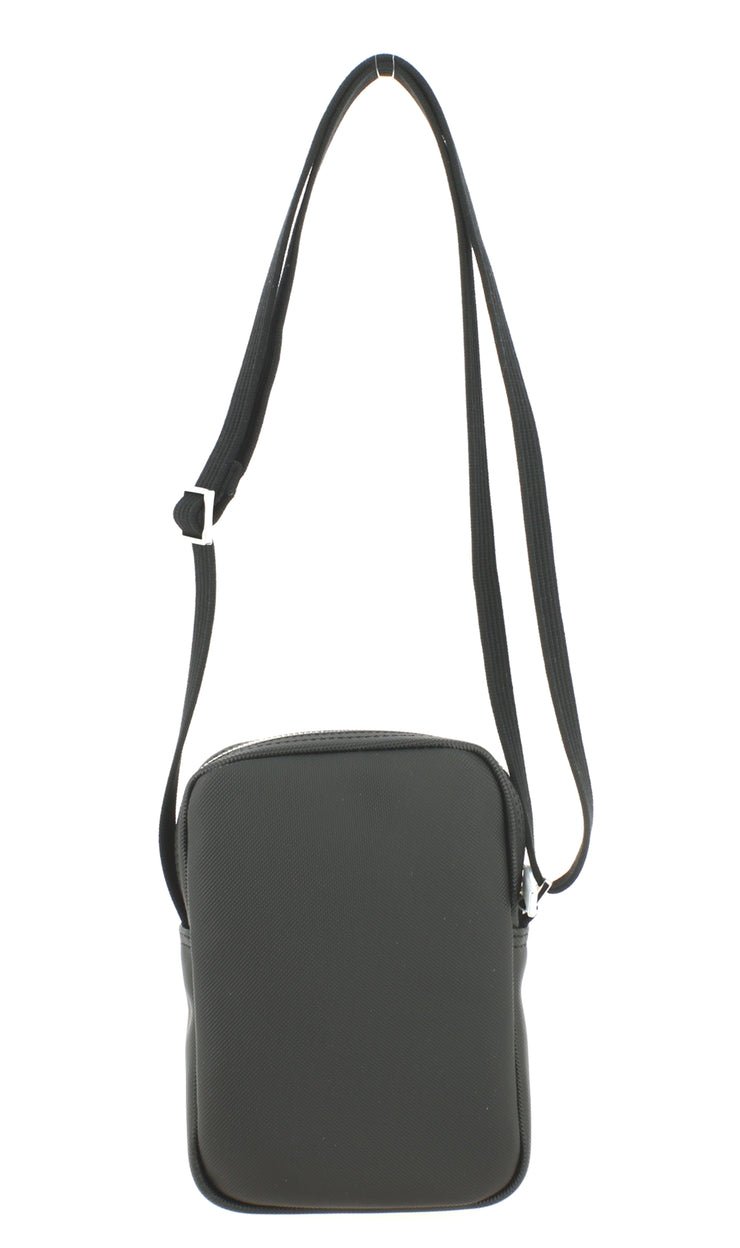 Sac bandoulière Lacoste vertical camera bag noir dos