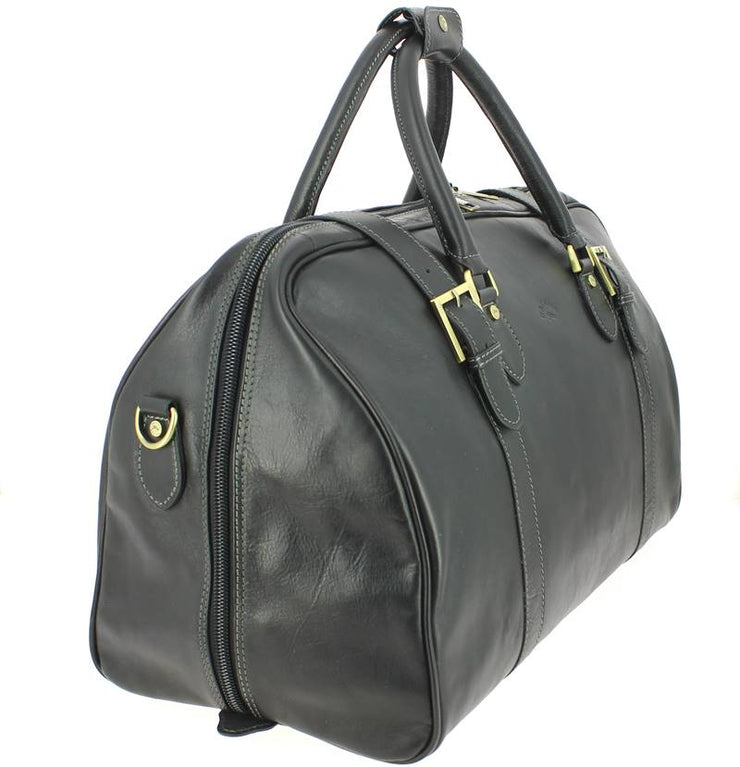 Sac de voyage en cuir KATANA noir