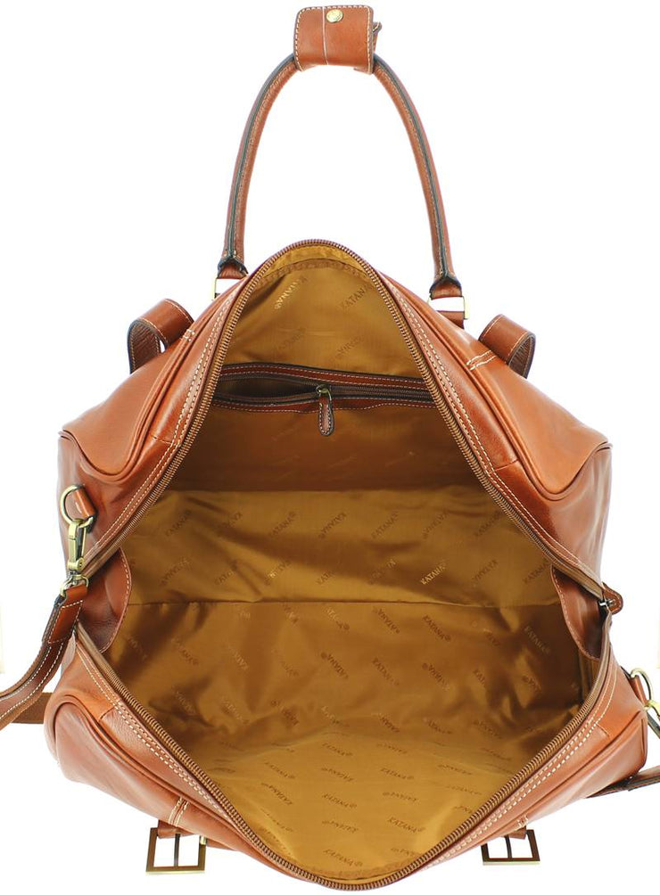 Sac de voyage en cuir Katana 33155-03 intérieur