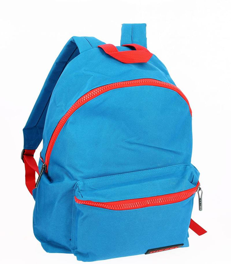 Sac à dos Diesel Rouge et Turquoise face