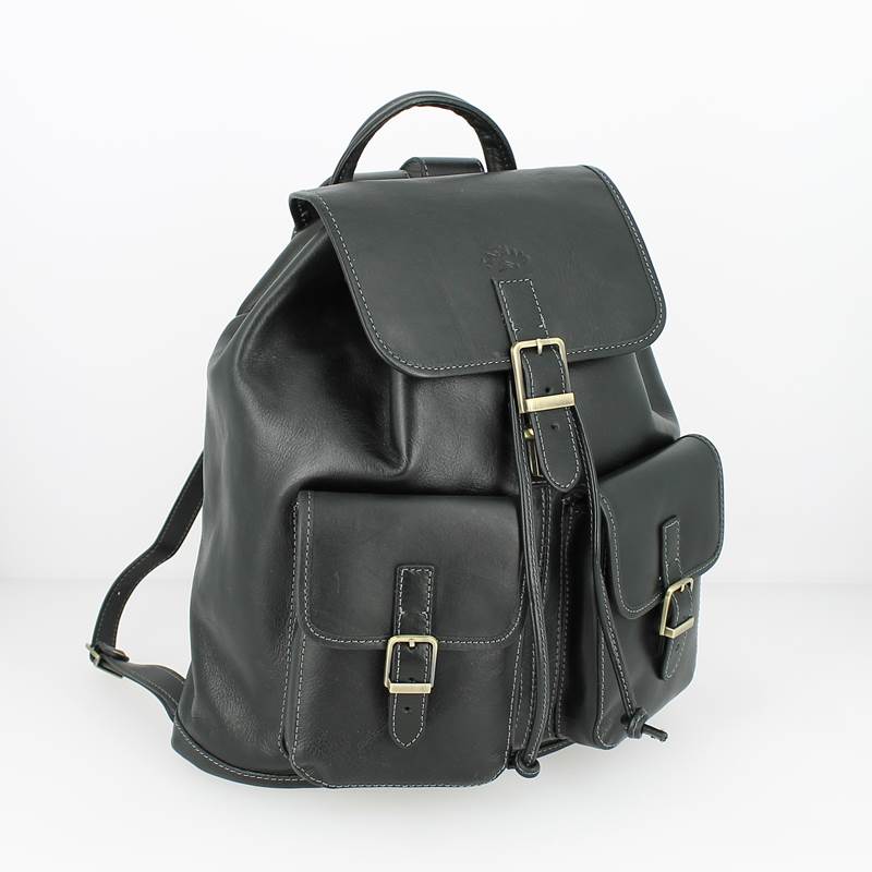 Sac à dos KATANA cuir de vachette noir – Forum Des Sacs x La Maro