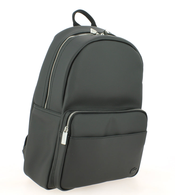 Sac à dos LACOSTE Backpack L.12.12 Concept Zippé Noir coté