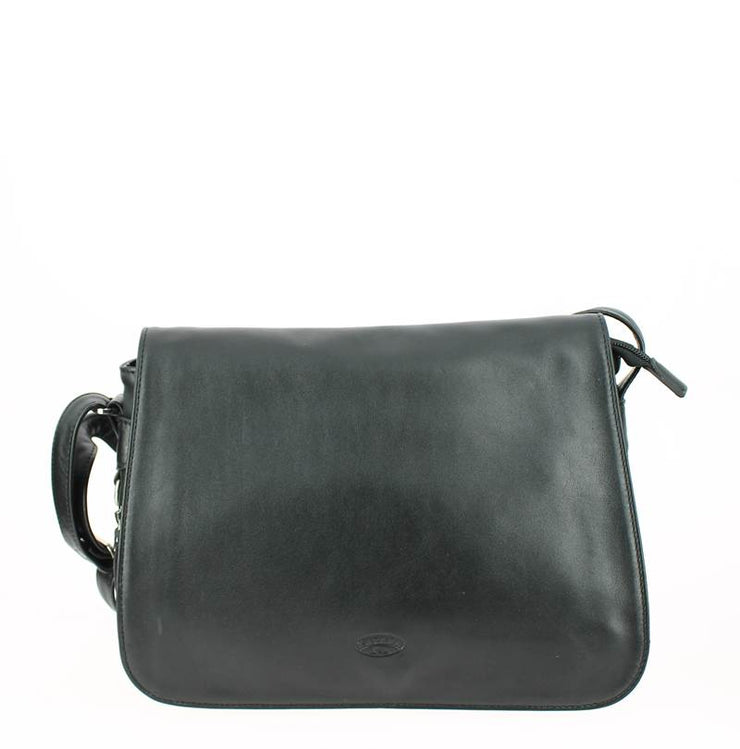 Sac besace cuir Katana Noir