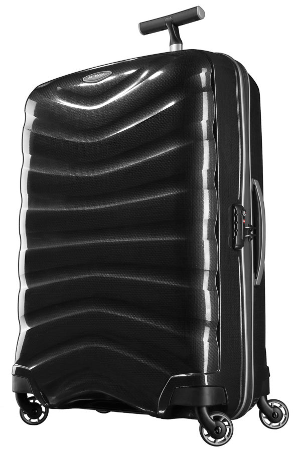 Valise roulette Samsonite Firelite Spinner 75 Charbon face