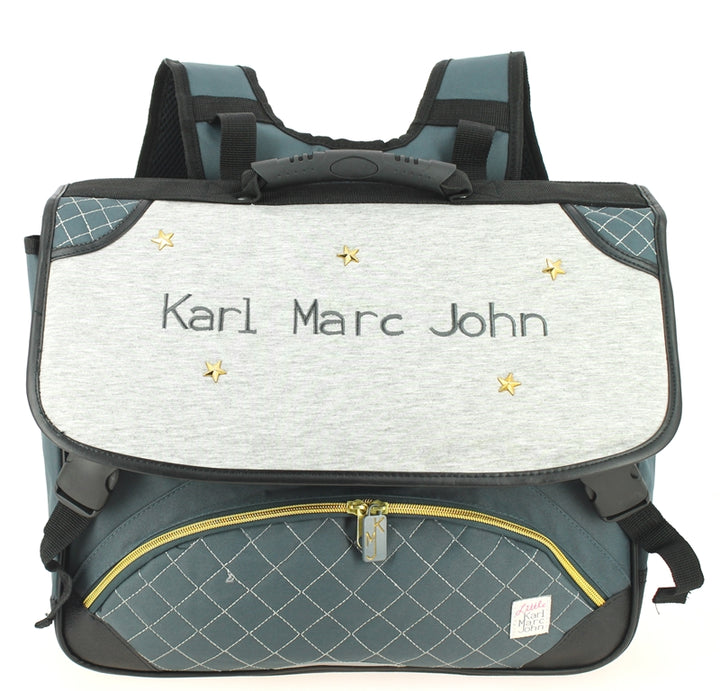 Cartable 41 cm Little Karl Marc John 632936 Gris face