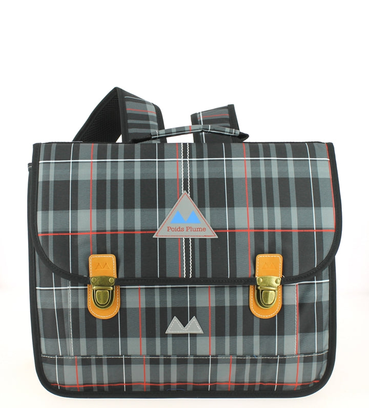 Cartable Poids Plume 38 cm Tantan Gris FACE
