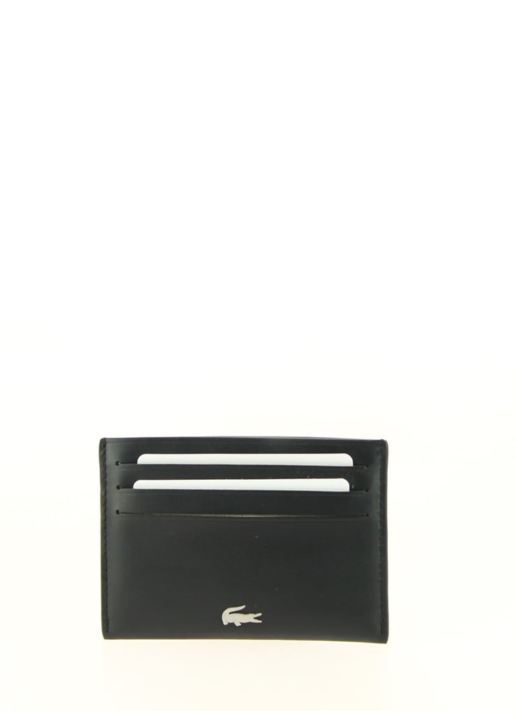 Porte cartes lacoste CREDIT CARD HOLDER Noir Face