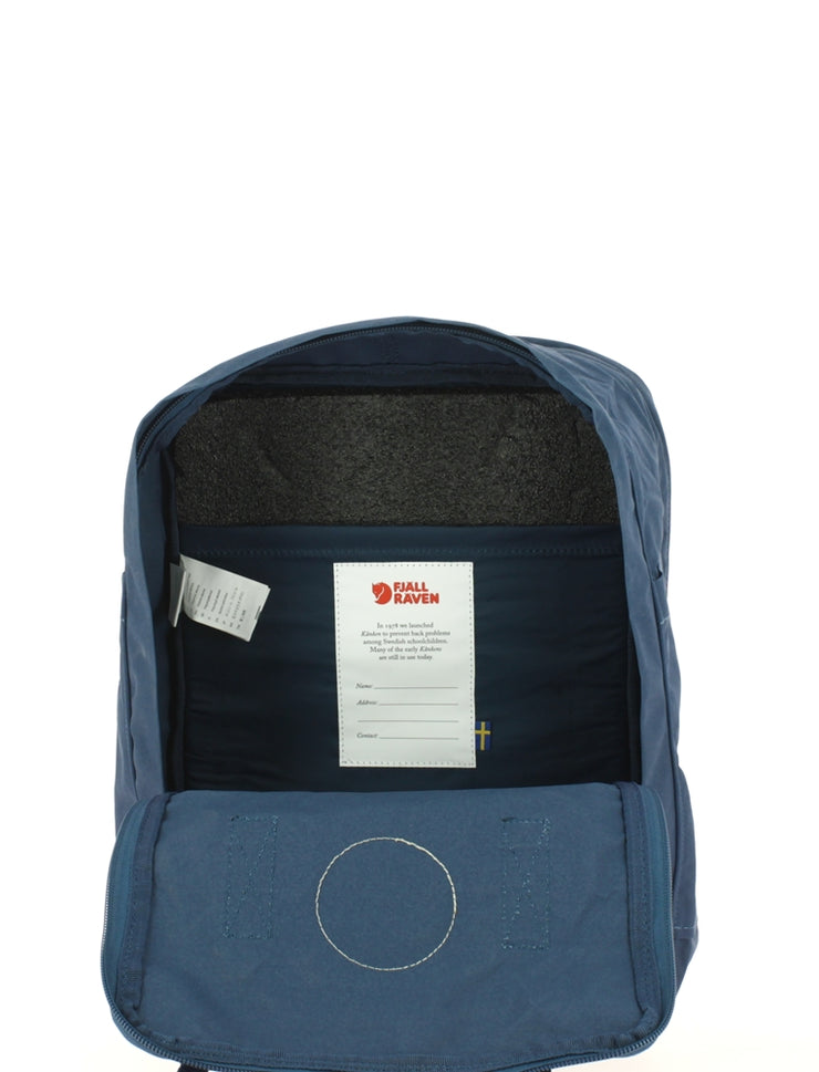 Sac à dos FJALLRAVEN Kanken Navy ouvert