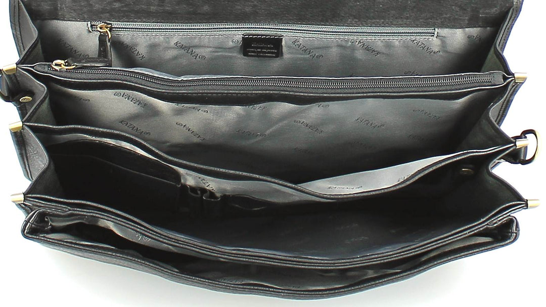 Katana Sac De Voyage Cuir De Vachette Gras K 33153 Noir - Sacs Sacs de