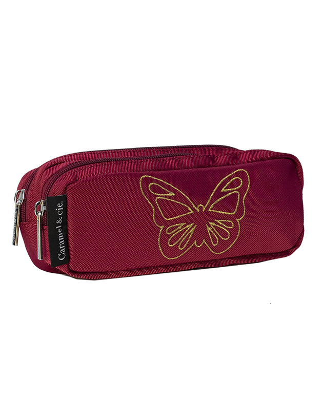 Caramel & cie trousse Papillons Rubis