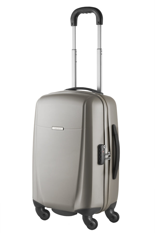 Valise roulette Samsonite Bright Lite Diamond 55 cm Champagne face
