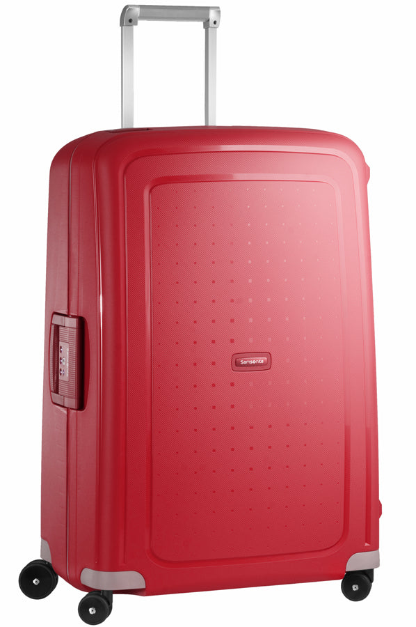 Valise Samsonite S CURE Spinner 75 Rouge Cramoisi 49308 1235 10U face