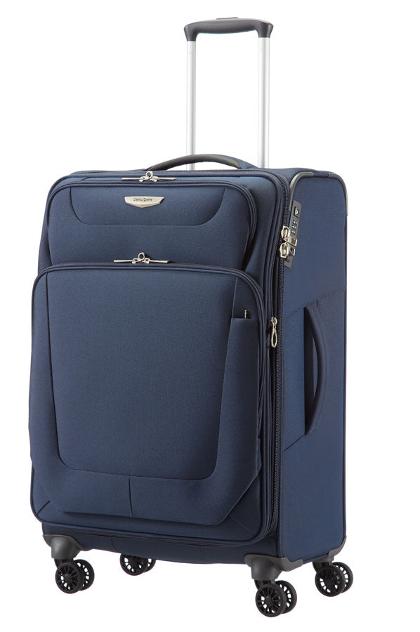 Valise Samsonite Spark Spinner extensible 67cm Bleu Foncé face