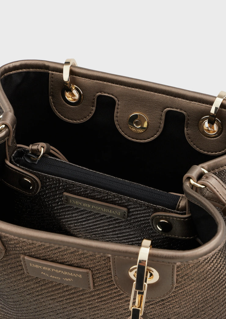 Emporio Armani  Moyen sac cabas MyEA Bag GOLD
