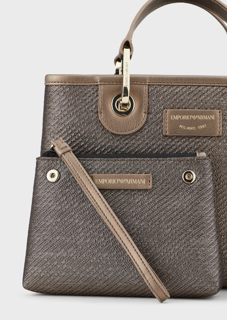 Emporio Armani  Moyen sac cabas MyEA Bag GOLD