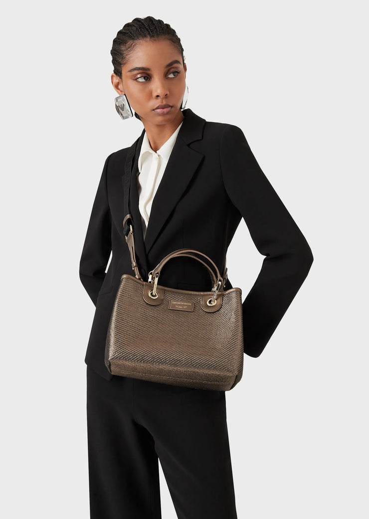 Emporio Armani  Moyen sac cabas MyEA Bag GOLD