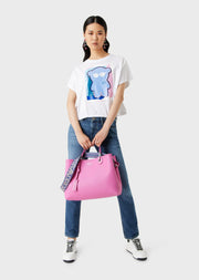 Sac Cabas Emporio Armani imprimé cerf FUXIA/DATE