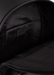 Emporio Armani Sac à dos en cuir régénéré plaquette aigle