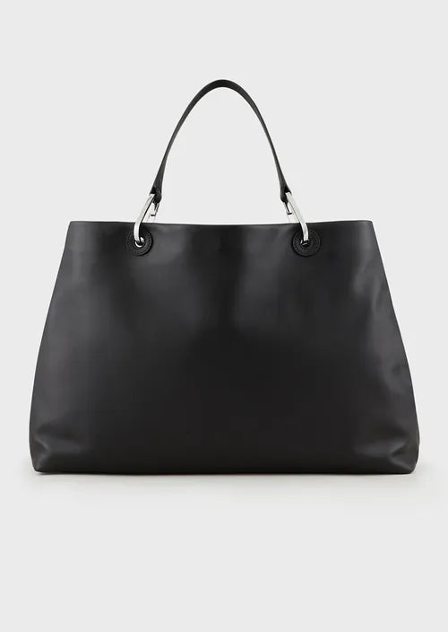 Sac grand cabas Emporio Armani format en cuir écologique