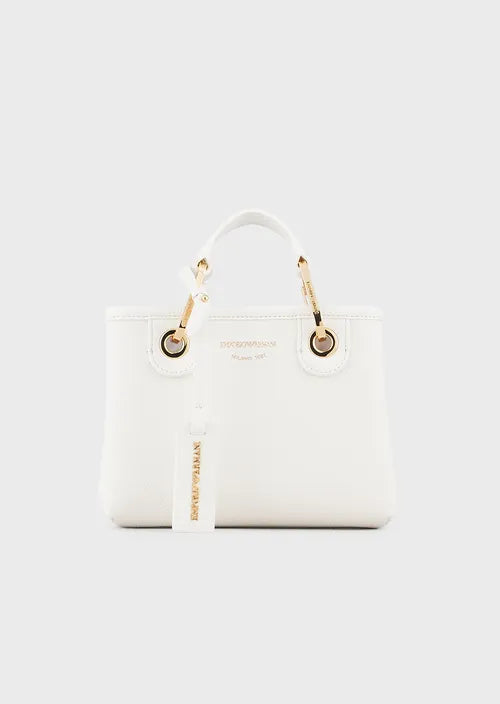 Emporio Armani Mini MyEA Bag imprimé cerf blanc/marron